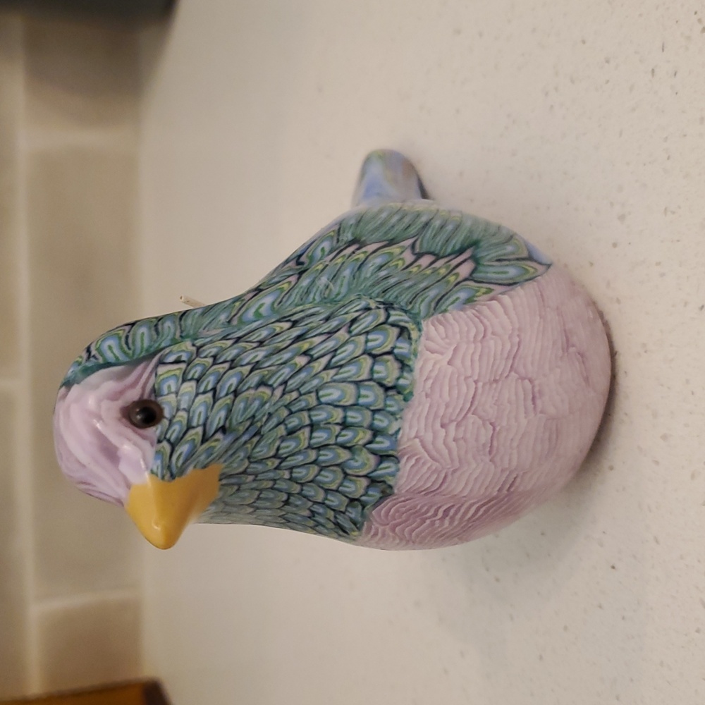 Handmade Vintage Rainbow Bird Candle - Picture 11 of 11
